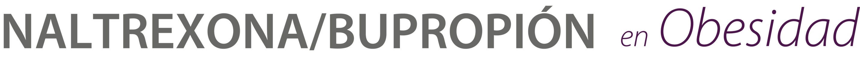 NALTREXONA/BUPROPIÓN en Obesidad